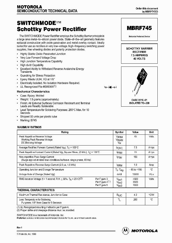 MBRF745D_377501.PDF Datasheet
