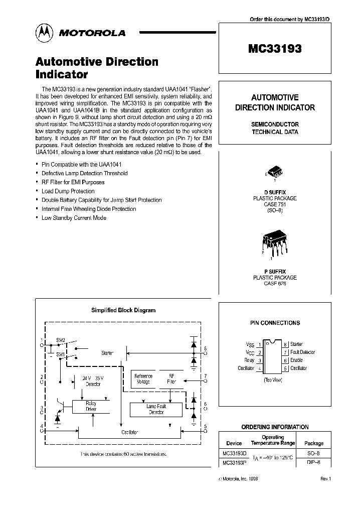MC33913_278432.PDF Datasheet