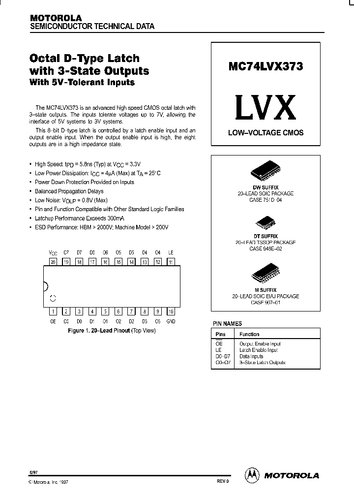 MC74LVX373_19964.PDF Datasheet