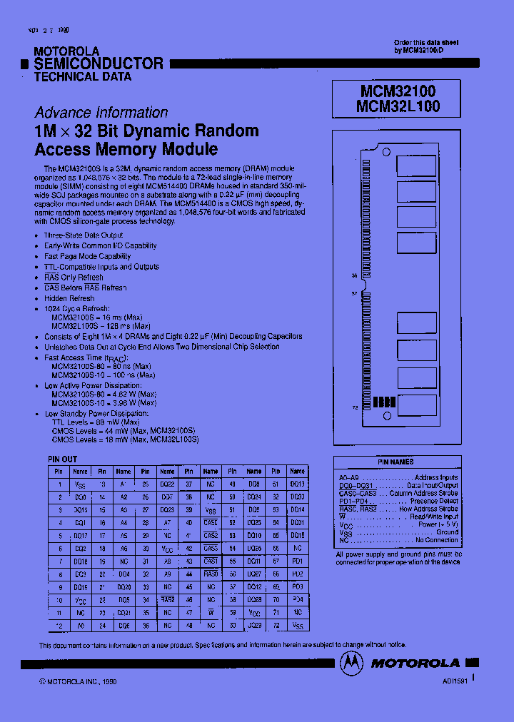 MCM32L100_383345.PDF Datasheet
