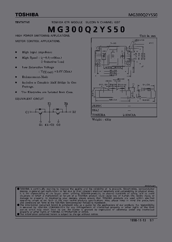 MG300Q2YS50_44176.PDF Datasheet