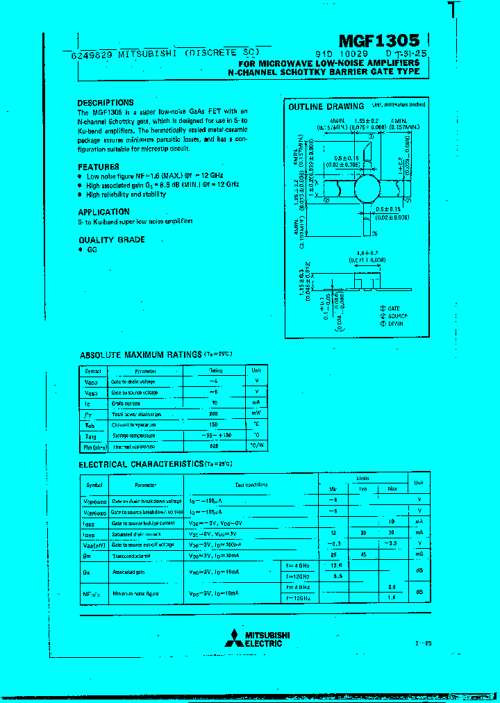 MGF1305_331224.PDF Datasheet
