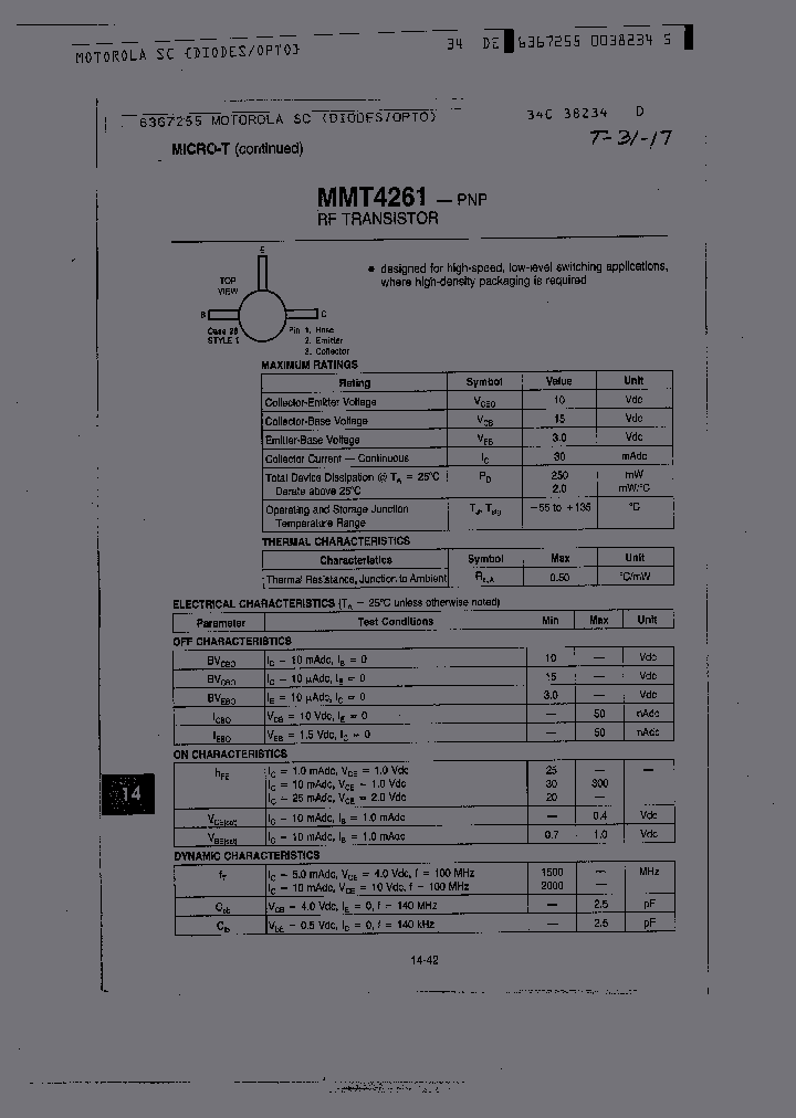 MMT4261_199889.PDF Datasheet