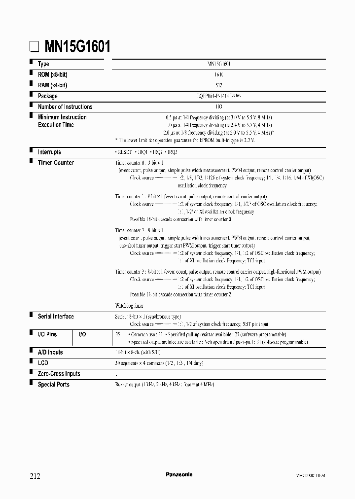 MN15G1601_318778.PDF Datasheet