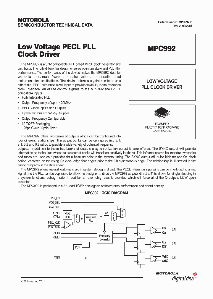 MPC992_316886.PDF Datasheet