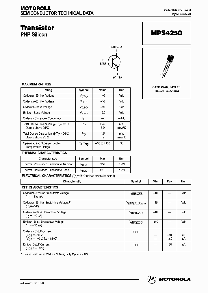 MPS4250D_381881.PDF Datasheet