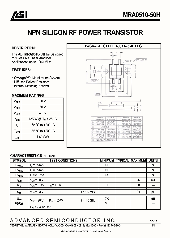 MRA0510-50H_311887.PDF Datasheet