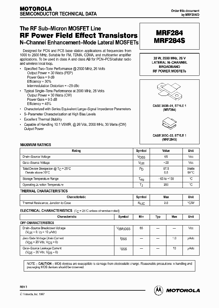 MRF284S_196591.PDF Datasheet