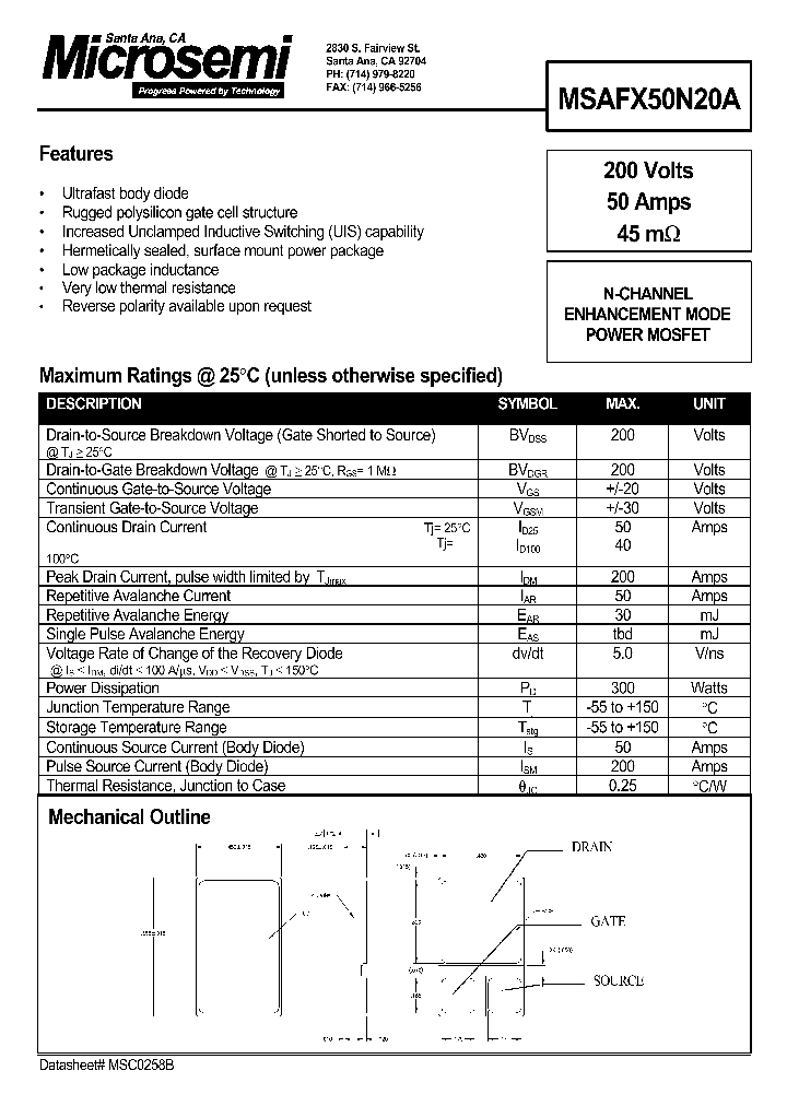 MSAFX50N20A_353179.PDF Datasheet