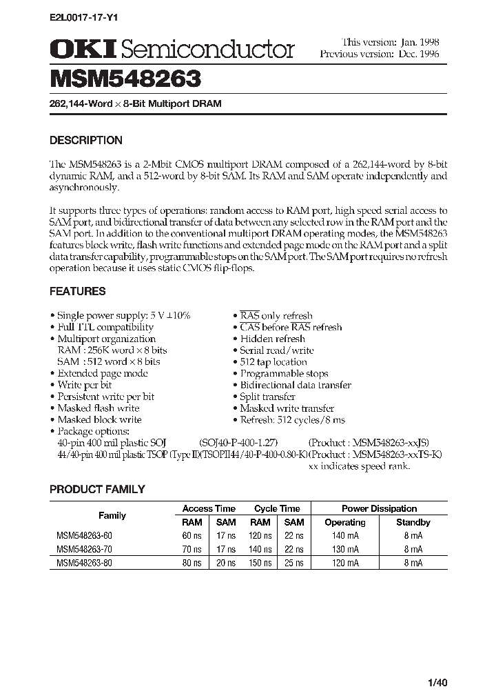 MSM548263_317418.PDF Datasheet