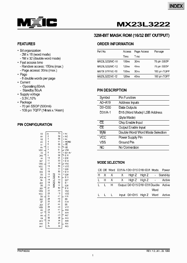 MX23L3222_338944.PDF Datasheet