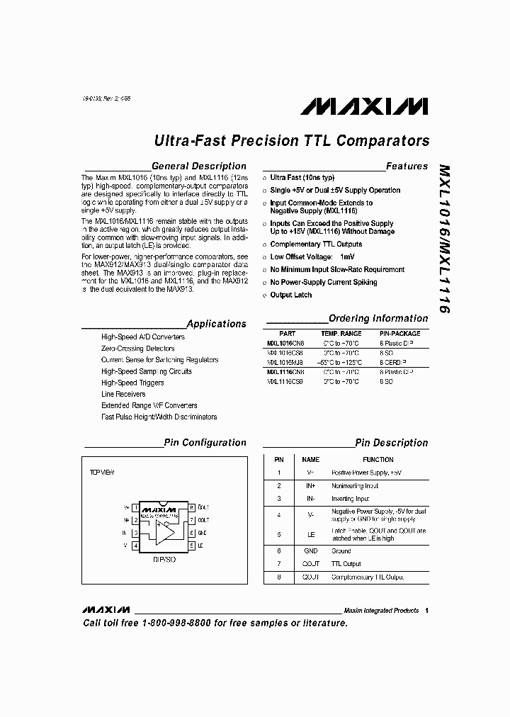 MXL1016_15929.PDF Datasheet