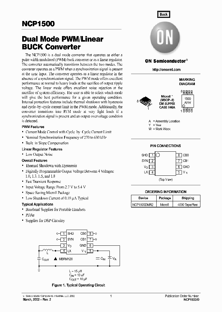 NCP1500_197482.PDF Datasheet