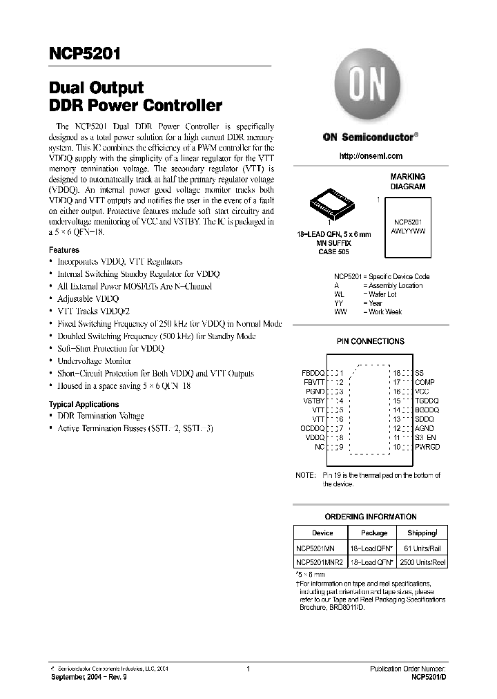 NCP5201_316315.PDF Datasheet