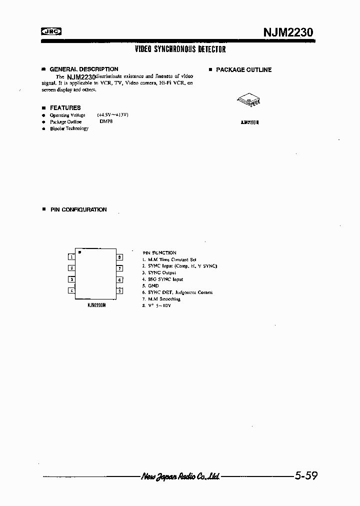 NJM2230_312859.PDF Datasheet