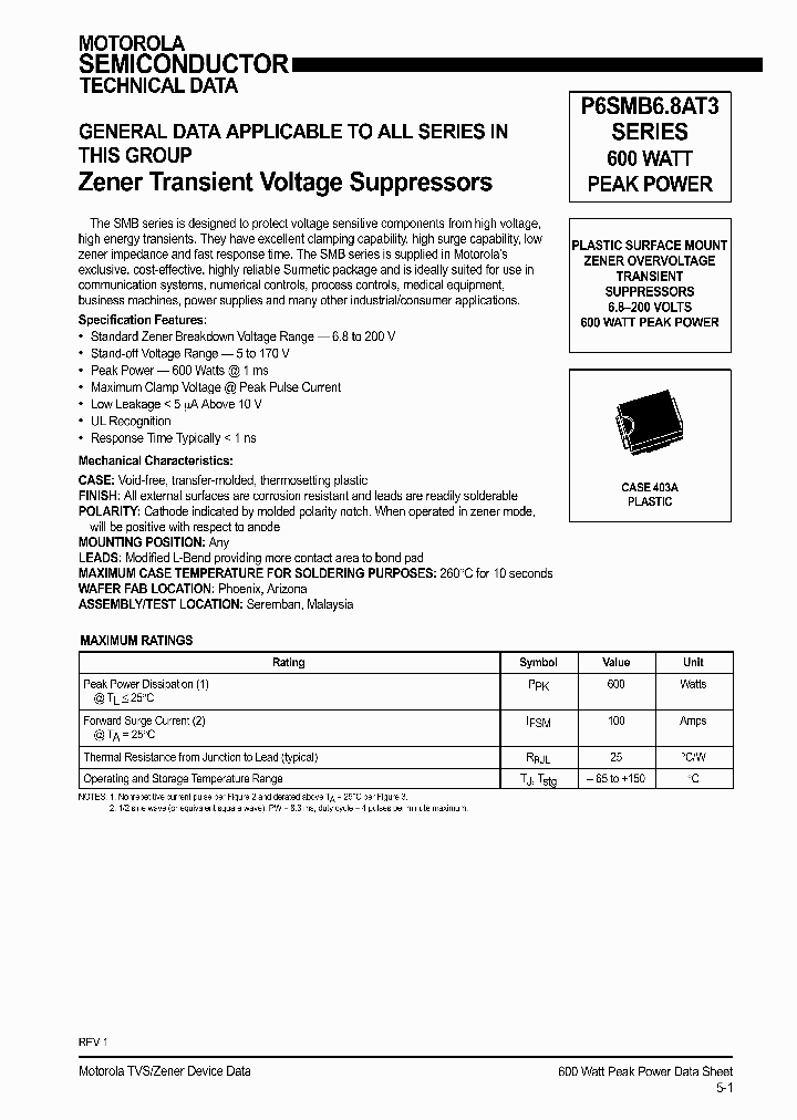 P6SMB68AT3_200532.PDF Datasheet