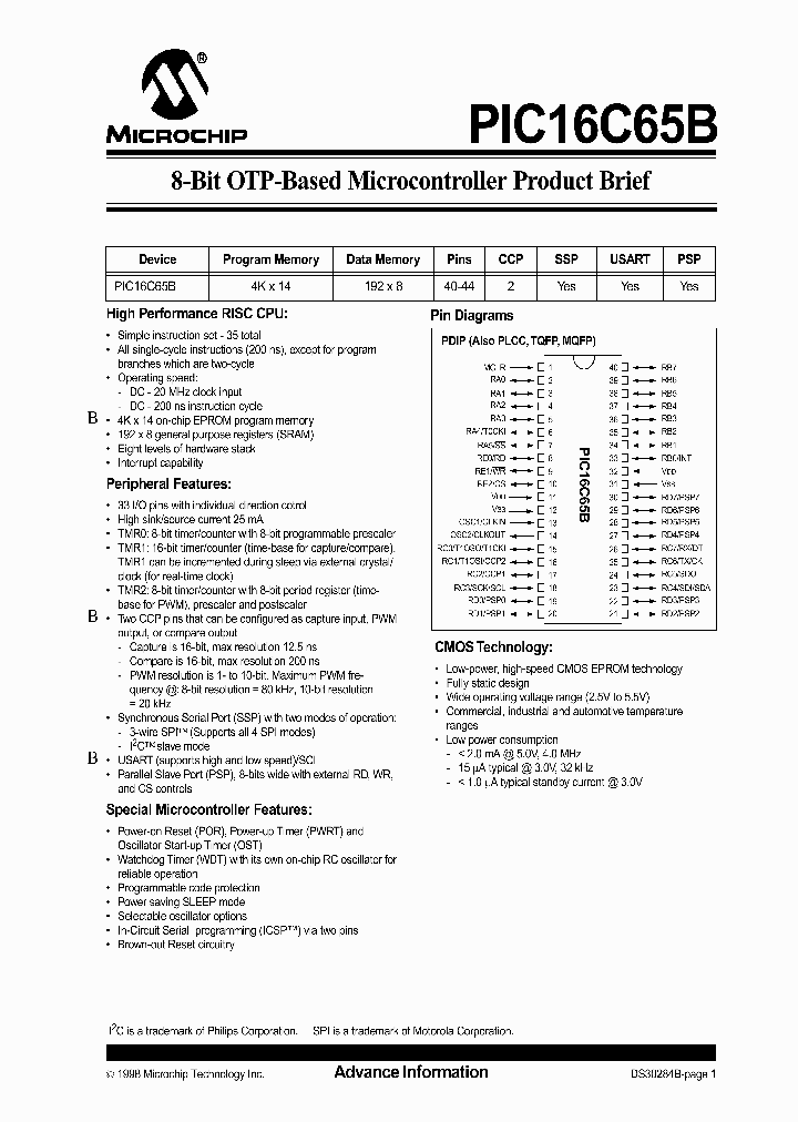 PIC16C65B_202383.PDF Datasheet