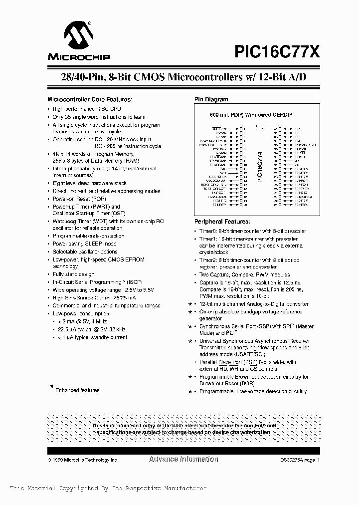 PIC16C774_348014.PDF Datasheet