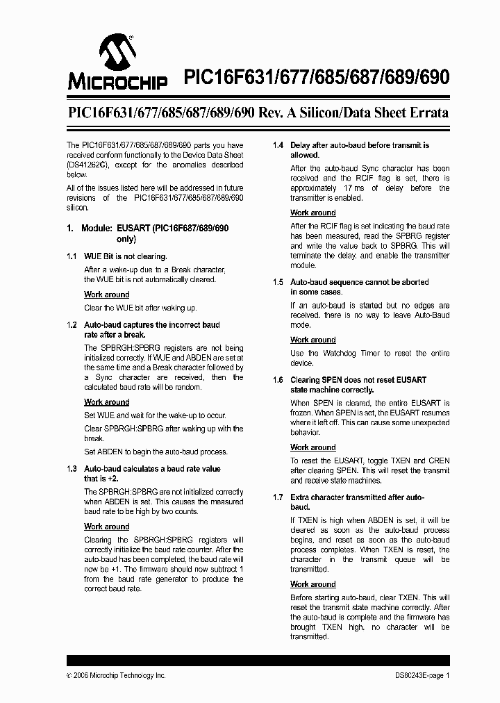 PIC16F631_362625.PDF Datasheet