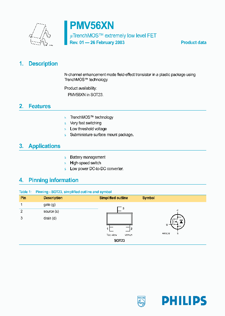 PMV56XN_351639.PDF Datasheet