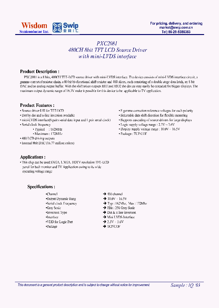 PXC2081_46213.PDF Datasheet