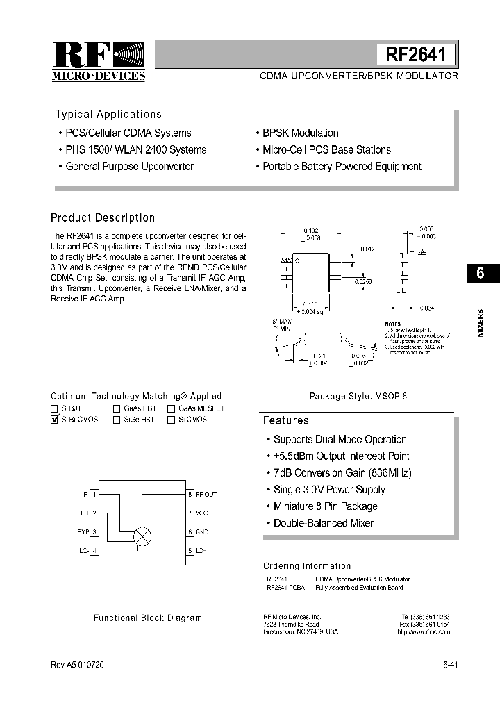RF2641_377614.PDF Datasheet