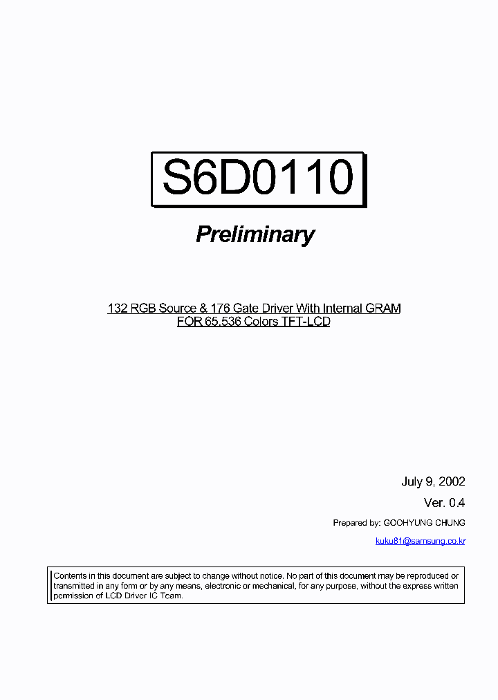 S6D0110_200578.PDF Datasheet