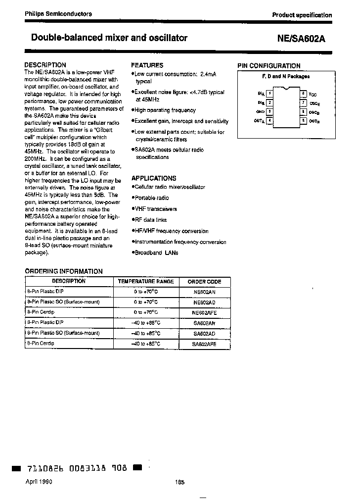 SA602AFE_372400.PDF Datasheet