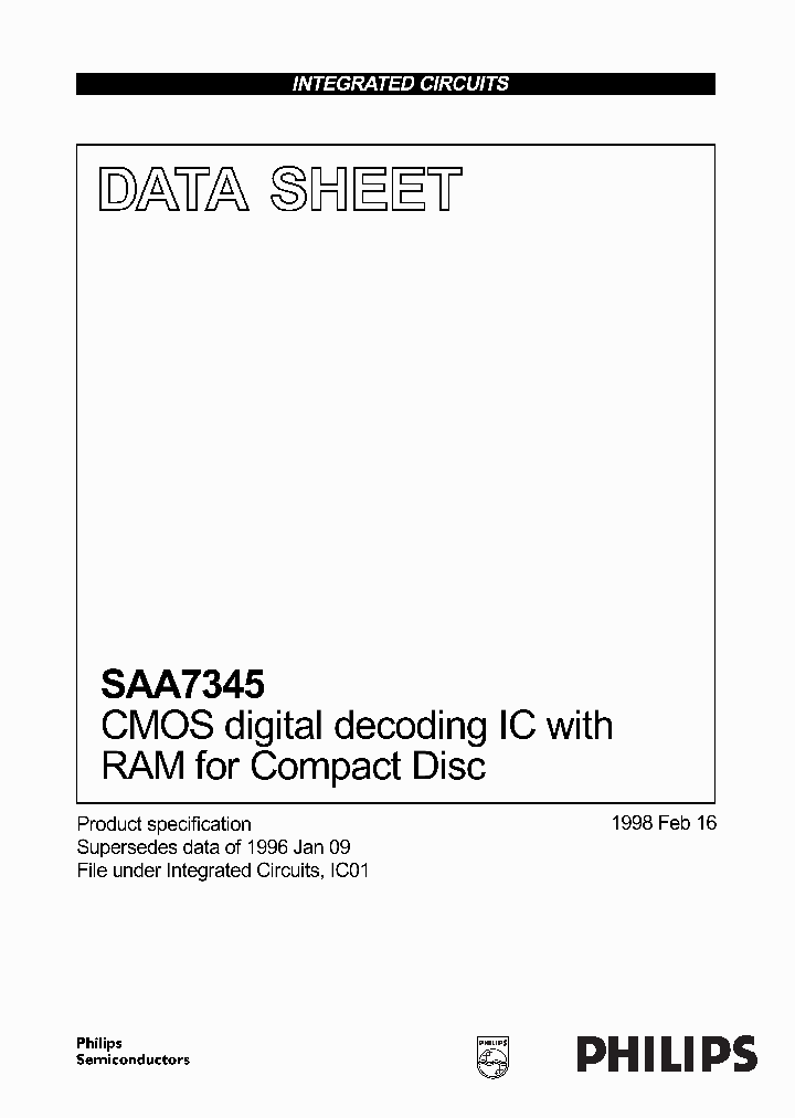 SAA7345GP_363889.PDF Datasheet