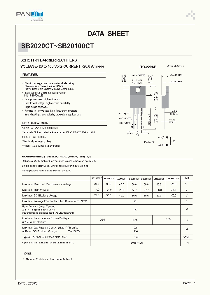 SB2080CT_290639.PDF Datasheet