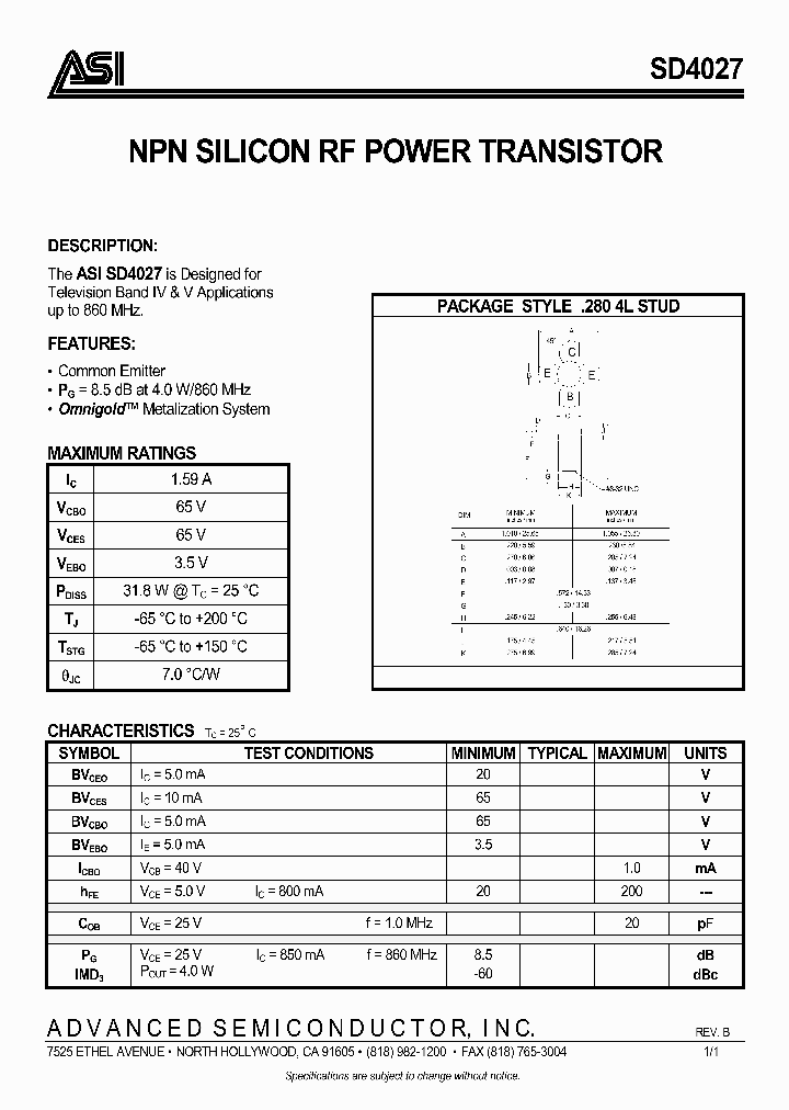 SD4027_369101.PDF Datasheet