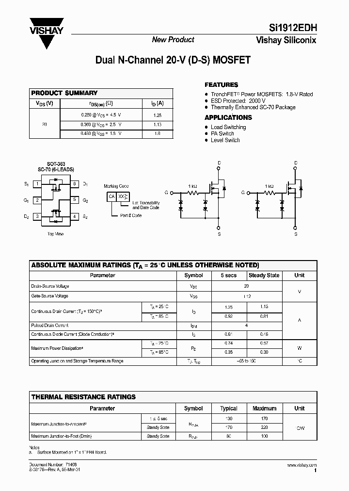 SI1912EDH_366404.PDF Datasheet