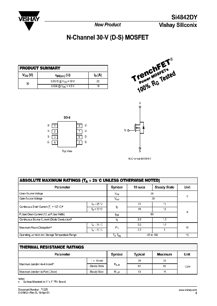 SI4842DY_313451.PDF Datasheet