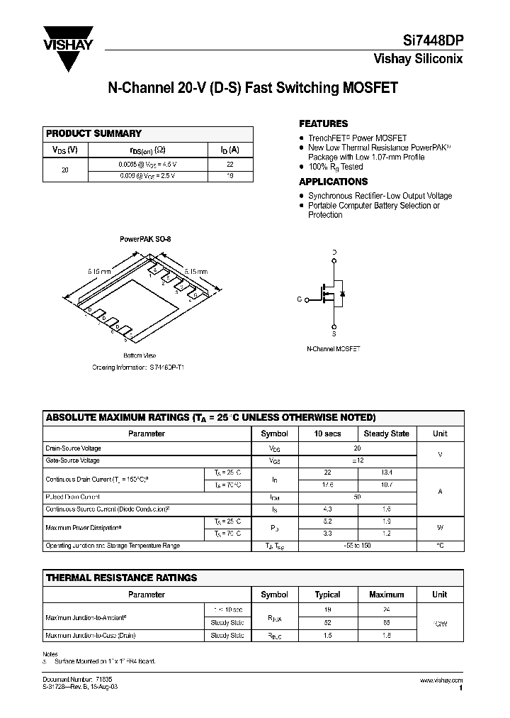 SI7448DP_348030.PDF Datasheet