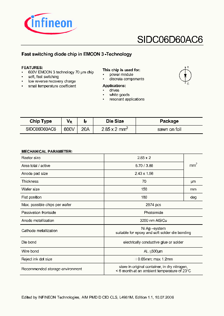 SIDC06D60AC6_373397.PDF Datasheet