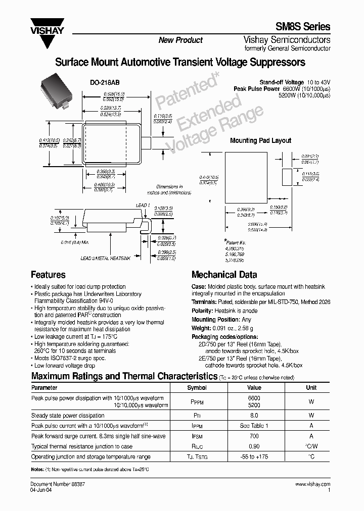 SM8S18A_110134.PDF Datasheet
