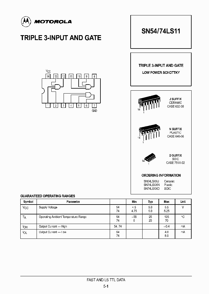 SN74LS11D_310866.PDF Datasheet