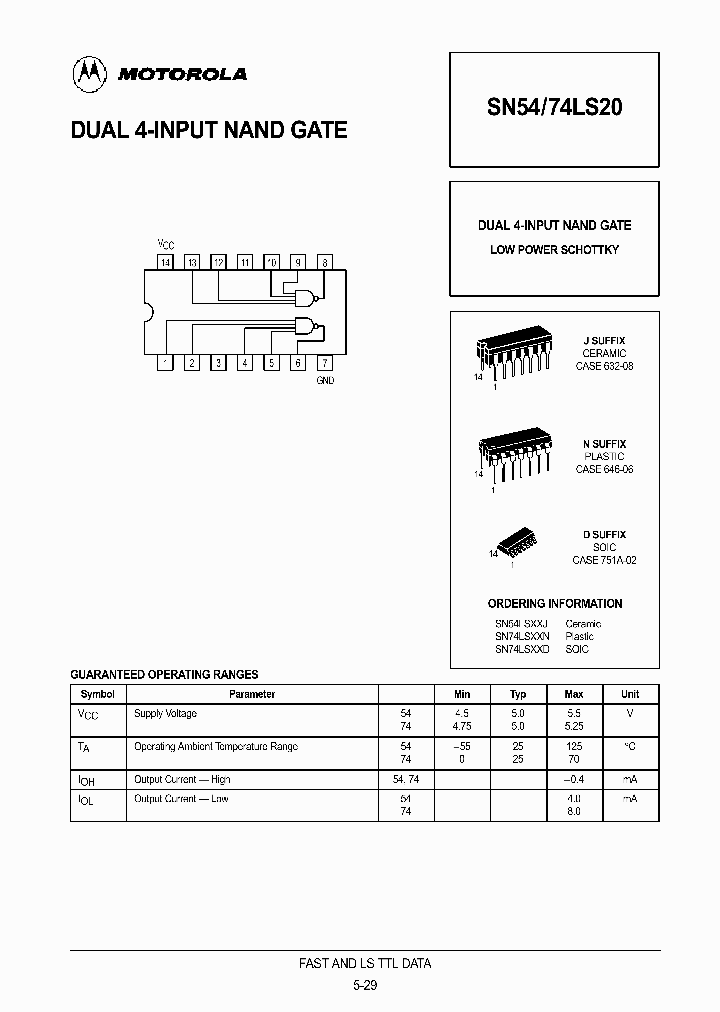 74LS20_342508.PDF Datasheet