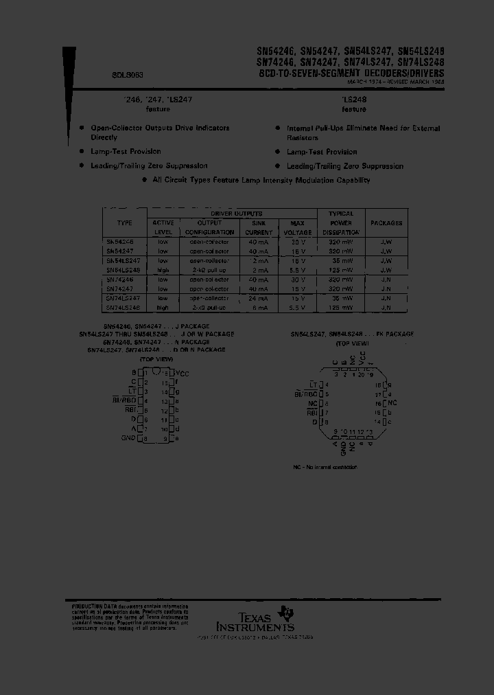 SN74LS247_327256.PDF Datasheet