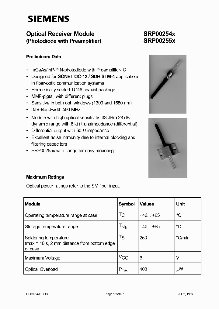 SRP00255X_329869.PDF Datasheet