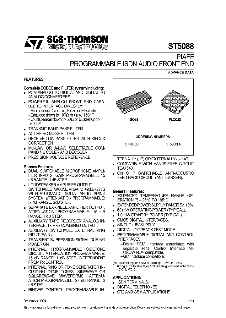 ST5088_314194.PDF Datasheet