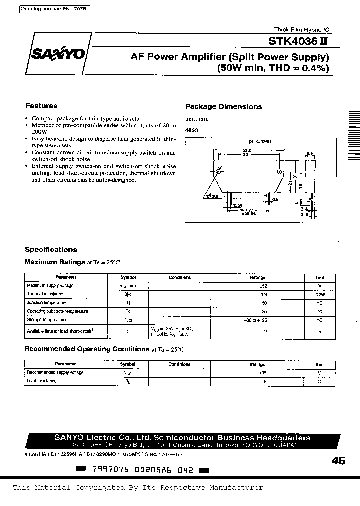 STK4036IINBSP_334119.PDF Datasheet