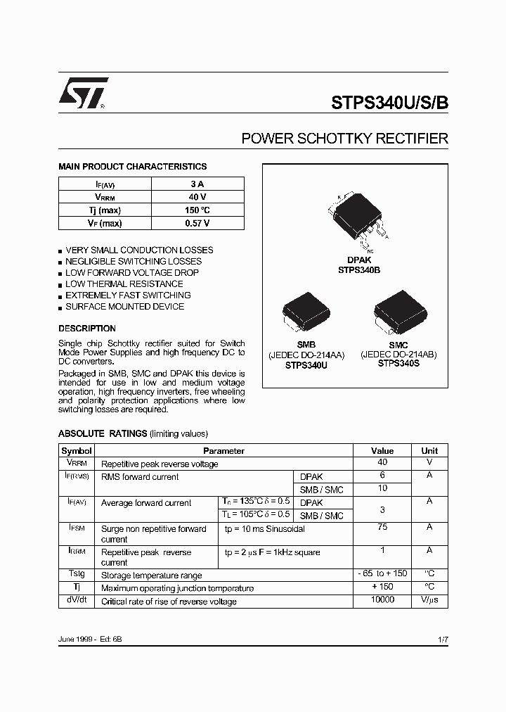 STPS340S_294093.PDF Datasheet