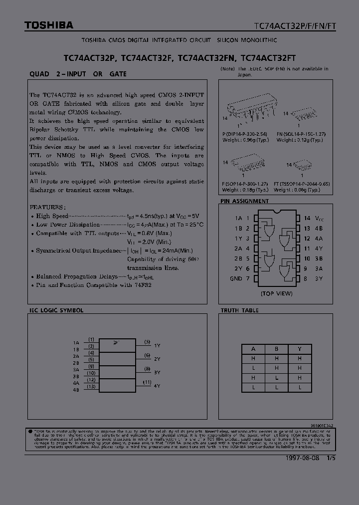 TC74ACT32FT_320913.PDF Datasheet