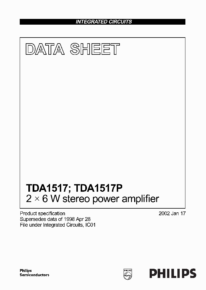 TDA1517P_190991.PDF Datasheet