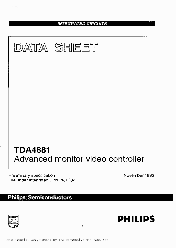TDA4881_186197.PDF Datasheet