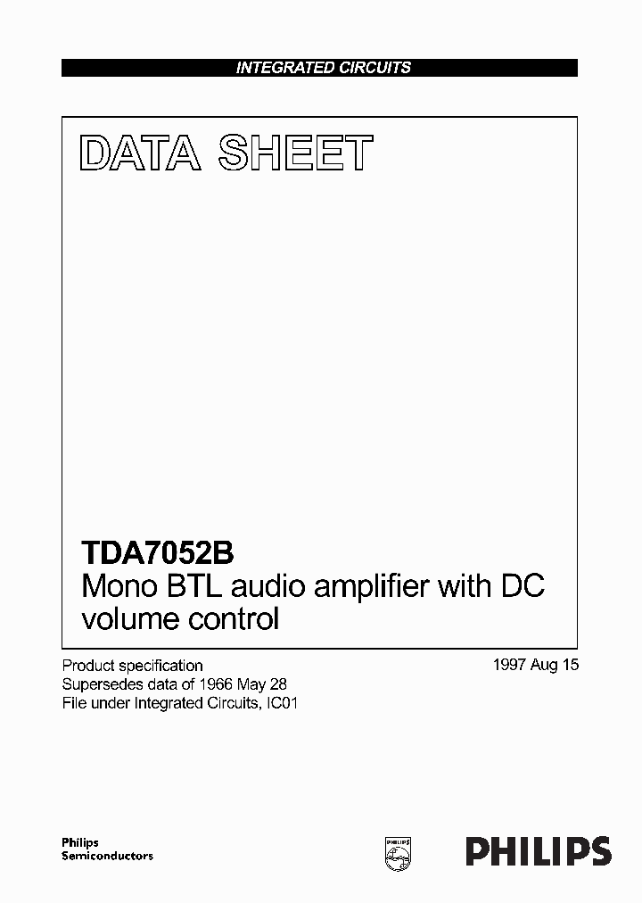 TDA7052B_192009.PDF Datasheet
