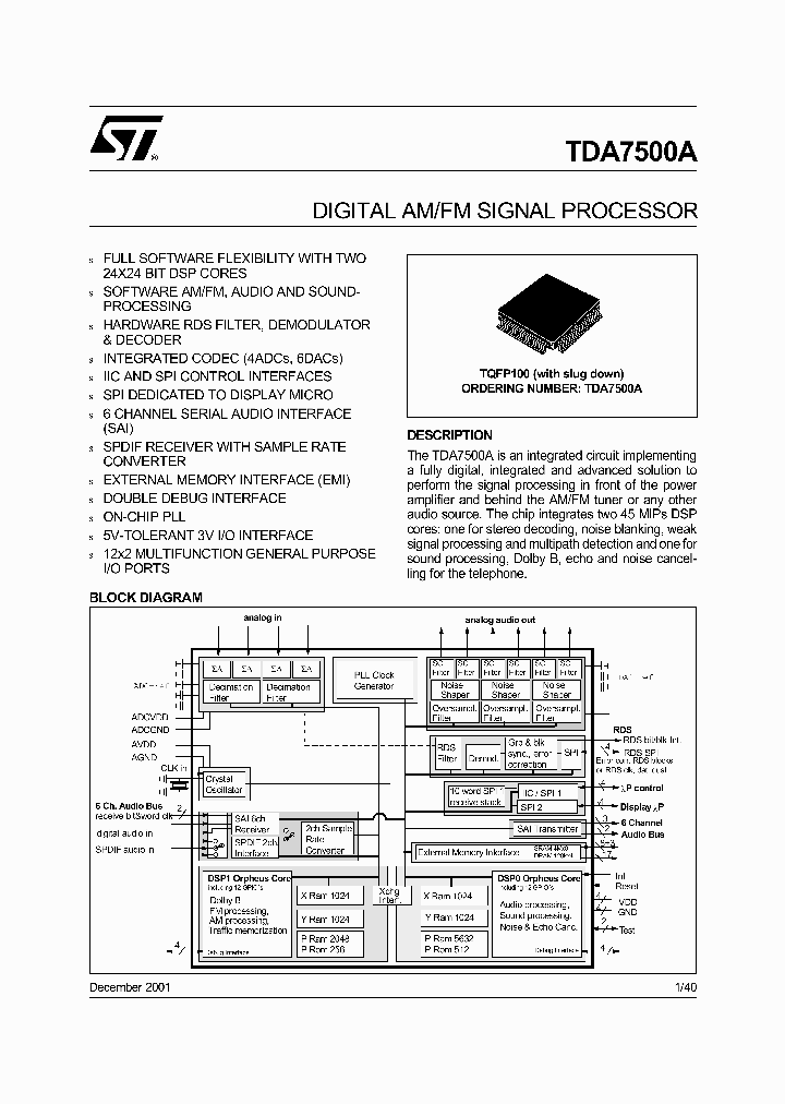 TDA7500A_318249.PDF Datasheet