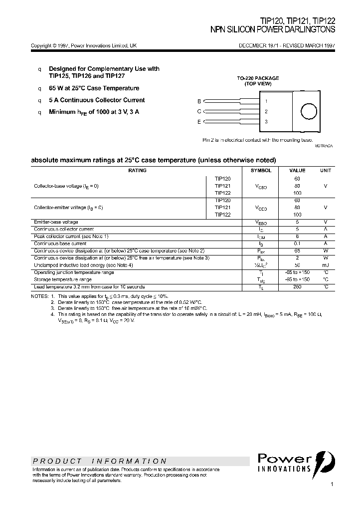 TIP120_309115.PDF Datasheet