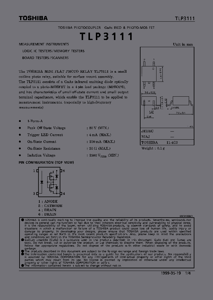 TLP3111_315347.PDF Datasheet